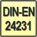 Piktogram - Typ DIN-EN: DIN-EN 24231